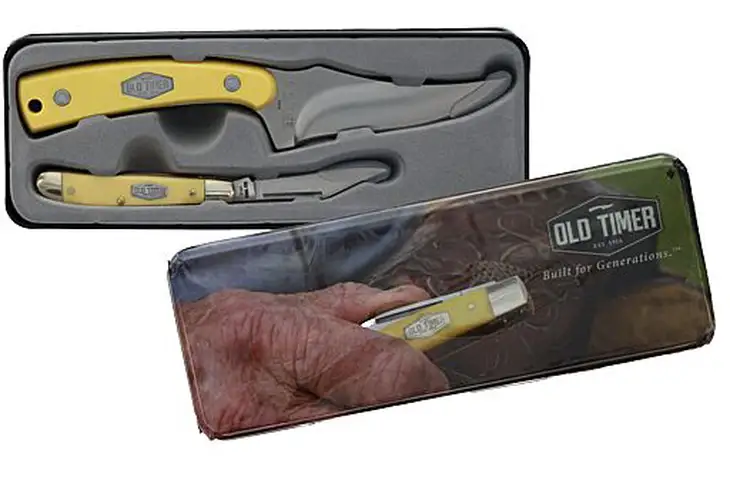 Old Timer Sharpfinger Fixed Blade/Folding Knife Combo 1259508 - view 2